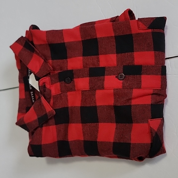 CUPCAKE COUTURE HYFVE  OVERSIZED FLANNEL TUNIC/SIZE M. - Picture 13 of 13